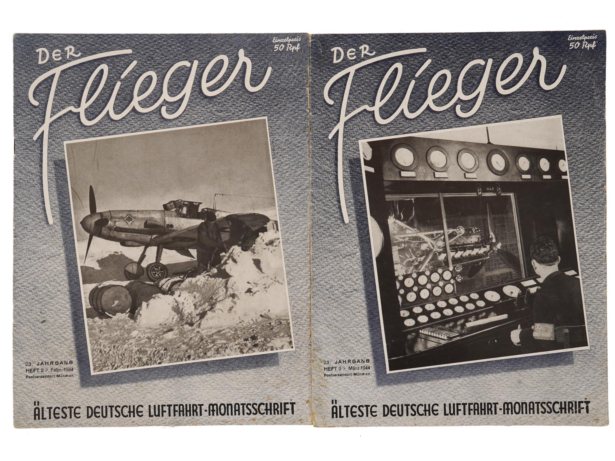 NAZI GERMAN DER FLIEGER AVIATION MAGAZINE ISSUES PIC-3